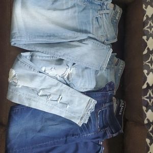 3 pairs of American Eagle jeans size 4